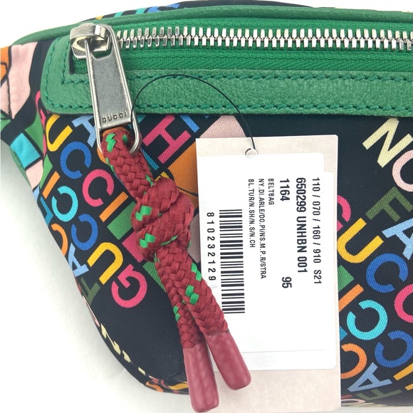 Gucci #650299 Gucci X Northface Nylon Belt Bag with Box, Size 95, NWT - Picture 3 of 11